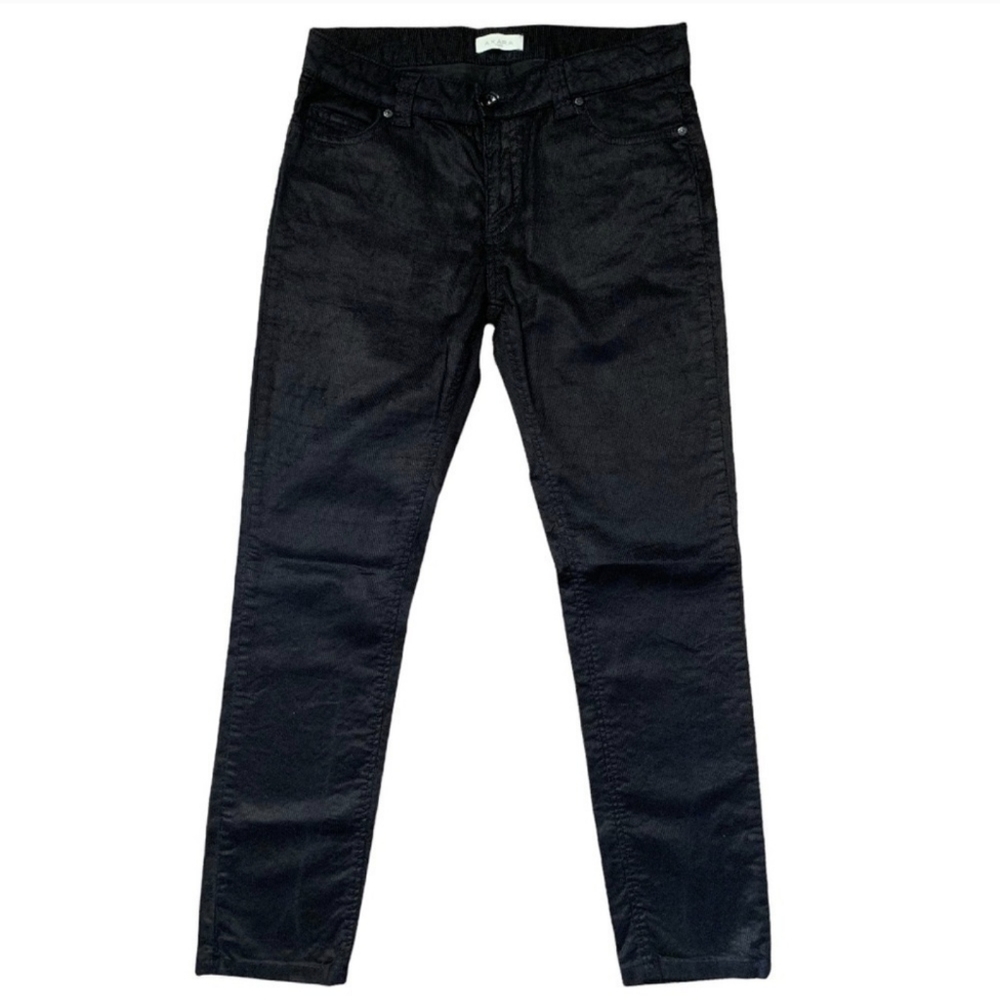 AXARA BLACK CORDUROY PANTS
